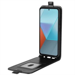 Кожен калъф flip за Xiaomi Redmi Note 13 Pro 5G - черен