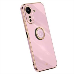 Силиконов гръб със стойка тип пръстен марка XINLI за Xiaomi Redmi 13C - лилав