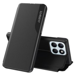Тънък кожен калъф за Honor X8b – черен