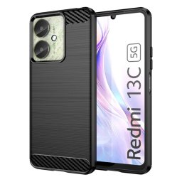 Силиконов гръб Rugged Armor за Xiaomi Redmi 13C - черен