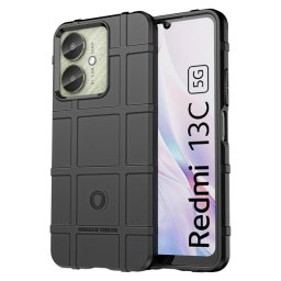Подсилен силиконов гръб за Xiaomi Redmi 13C - черен