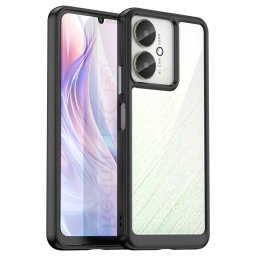 Силиконов гръб Rugged Armor за Xiaomi Redmi 13C - черна рамка
