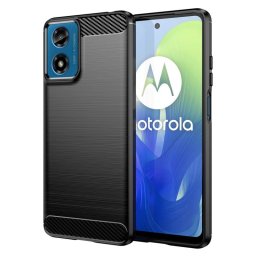 Силиконов гръб Rugged Armor за Motorola Moto G04 - черен
