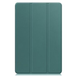Кожен калъф със сгъващ се капак за Lenovo Tab M11 - тюркоазен