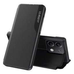 Тънък кожен калъф за Xiaomi Redmi Note 13 5G – черен