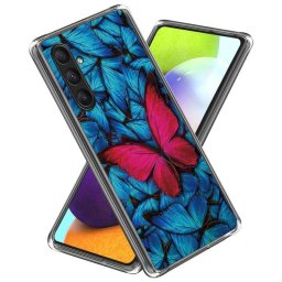 Силиконов гръб за Samsung Galaxy A25 5G - червена пеперуда