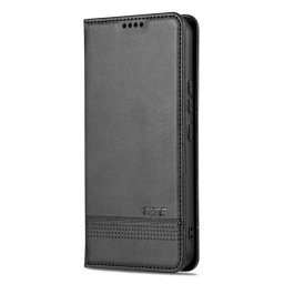 Кожен калъф страничен flip марка AZNS за Samsung Galaxy A05s – черен