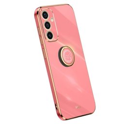 Силиконов гръб със стойка тип пръстен марка XINLI за Samsung Galaxy A35 5G - червен