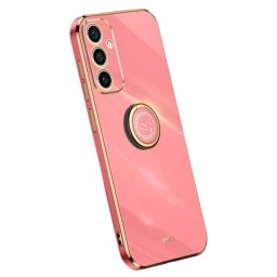 Силиконов гръб със стойка тип пръстен марка XINLI за Samsung Galaxy A55 5G - червен