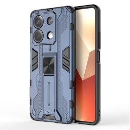Хибриден гръб със стойка за Xiaomi Redmi Note 13 5G - тъмно син