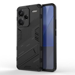 Хибриден гръб със стойка марка BIBERCAS за Xiaomi Redmi Note 13 Pro+ 5G - черен