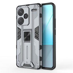 Хибриден гръб със стойка за Xiaomi Redmi Note 13 Pro+ 5G - сив