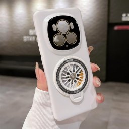 Хибриден гръб със стойка тип пръстен марка VOERO за Honor Magic6 Pro 5G - бял