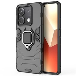 Хибриден гръб със стойка за Xiaomi Redmi Note 13 5G - черен