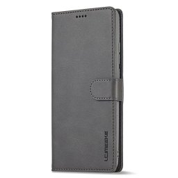 Калъф тип портмоне марка LC.IMEEKE за Xiaomi Redmi Note 13 5G - сив