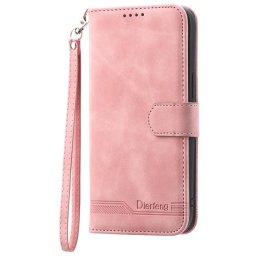 Калъф тип портмоне марка Dierfeng за Xiaomi Redmi Note 13 5G - розов