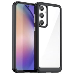 Силиконов гръб Rugged Armor за Samsung Galaxy A55 5G - черна рамка
