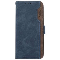 Кожен калъф страничен flip марка ABEEL за Samsung Galaxy A55 5G – син