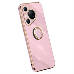 Силиконов гръб със стойка тип пръстен марка XINLI за Huawei Pura 70 Pro - лилав