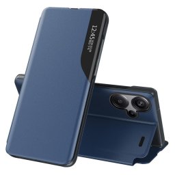 Тънък кожен калъф за Xiaomi Redmi Note 13 Pro+ 5G – тъмно син