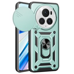 Хибриден гръб със стойка и слайдер за камера за Honor Magic6 Pro 5G - зелен