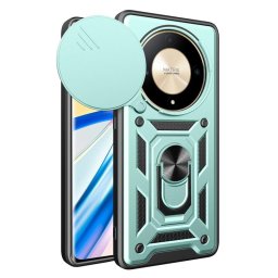 Хибриден гръб със стойка и слайдер за камера за Honor Magic6 Lite 5G - зелен