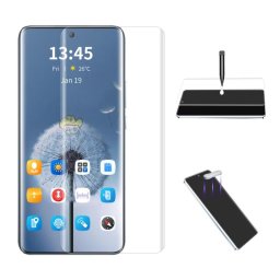 Удароустойчив извит UV стъклен протектор покриващ целия екран марка ENKAY HAT PRINCE за Realme 12 Pro/12 Pro+