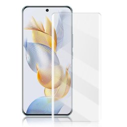 Удароустойчив извит UV стъклен протектор покриващ целия екран марка MOCOLO за Honor 90