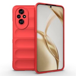 Подсилен силиконов гръб на ленти за Honor 200 5G - червен