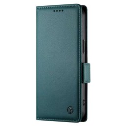 Кожен калъф страничен flip марка DF-010 за Honor 200 5G – зелен