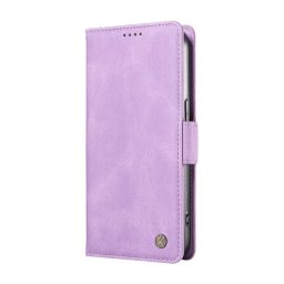 Калъф страничен flip марка YIKATU за Motorola Edge 50 Neo 5G – светло лилав