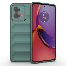 Подсилен силиконов гръб на ленти за Motorola Moto G84 5G - зелен