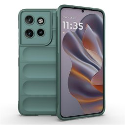 Подсилен силиконов гръб на ленти за Motorola Edge 50 Neo 5G - зелен