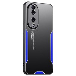 Алуминиев гръб за Honor 90 - черен със синя рамка