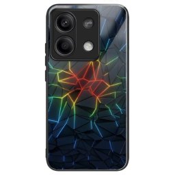 Силиконов кейс със стъклен гръб за Xiaomi Redmi Note 13 5G - шарени линии