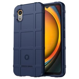 Подсилен силиконов гръб за Samsung Galaxy Xcover7 - тъмно син