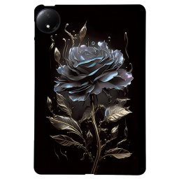 Силиконов гръб за Xiaomi Redmi Pad SE 4G 8.7 inch - черна роза