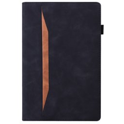 Кожен калъф за Samsung Galaxy Tab S10 FE/S9 FE/S9/S8/S7 - черен