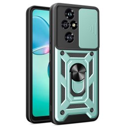 Хибриден гръб със стойка и слайдер за камера за Honor 200 Pro 5G - зелен