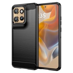 Силиконов гръб Rugged Armor за Motorola Edge 50 Neo - черен