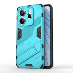 Хибриден гръб със стойка марка BIBERCAS за Xiaomi Redmi Note 14 5G - светло син