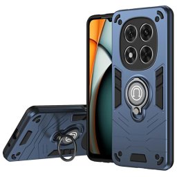 Хибриден гръб с кръгла стойка за Xiaomi Redmi Note 14 Pro 5G - тъмно син