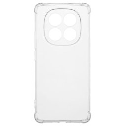 Силиконов гръб с подсилени ръбове за Xiaomi Redmi Note 14 Pro+ 5G - прозрачен