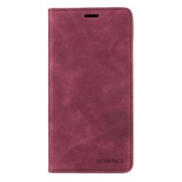 Калъф страничен flip марка BETOPNICE за Huawei Nova 13 – винено червен