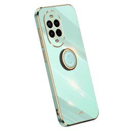 Силиконов гръб със стойка тип пръстен марка XINLI за Huawei Nova 13 Pro - зелен