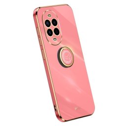 Силиконов гръб със стойка тип пръстен марка XINLI за Huawei Nova 13 Pro - червен