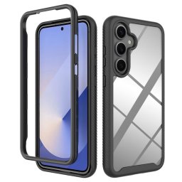 Силиконов гръб Rugged Armor за Samsung Galaxy S25+ - черна рамка