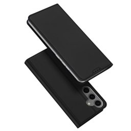 Тънък калъф страничен flip марка DUX DUCIS за Samsung Galaxy S25+ – черен