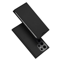 Тънък калъф страничен flip марка DUX DUCIS за Samsung Galaxy S25 Ultra – черен
