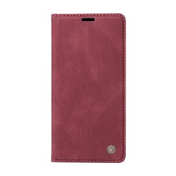 Калъф страничен flip марка BETOPNICE за Motorola Moto G05 – винено червен